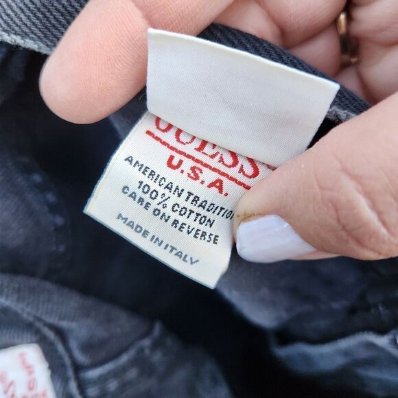 Guess jeans y2k 90s 80s jeans black - Picture 9 of 13